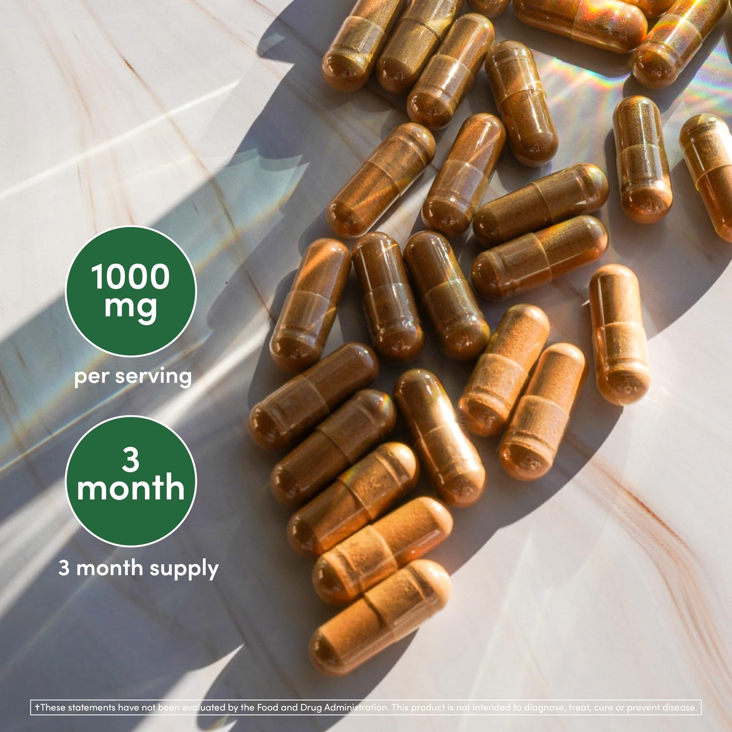Organic Shatavari Capsules - 1000mg per Serving, 90 Day Supply | Double Wood