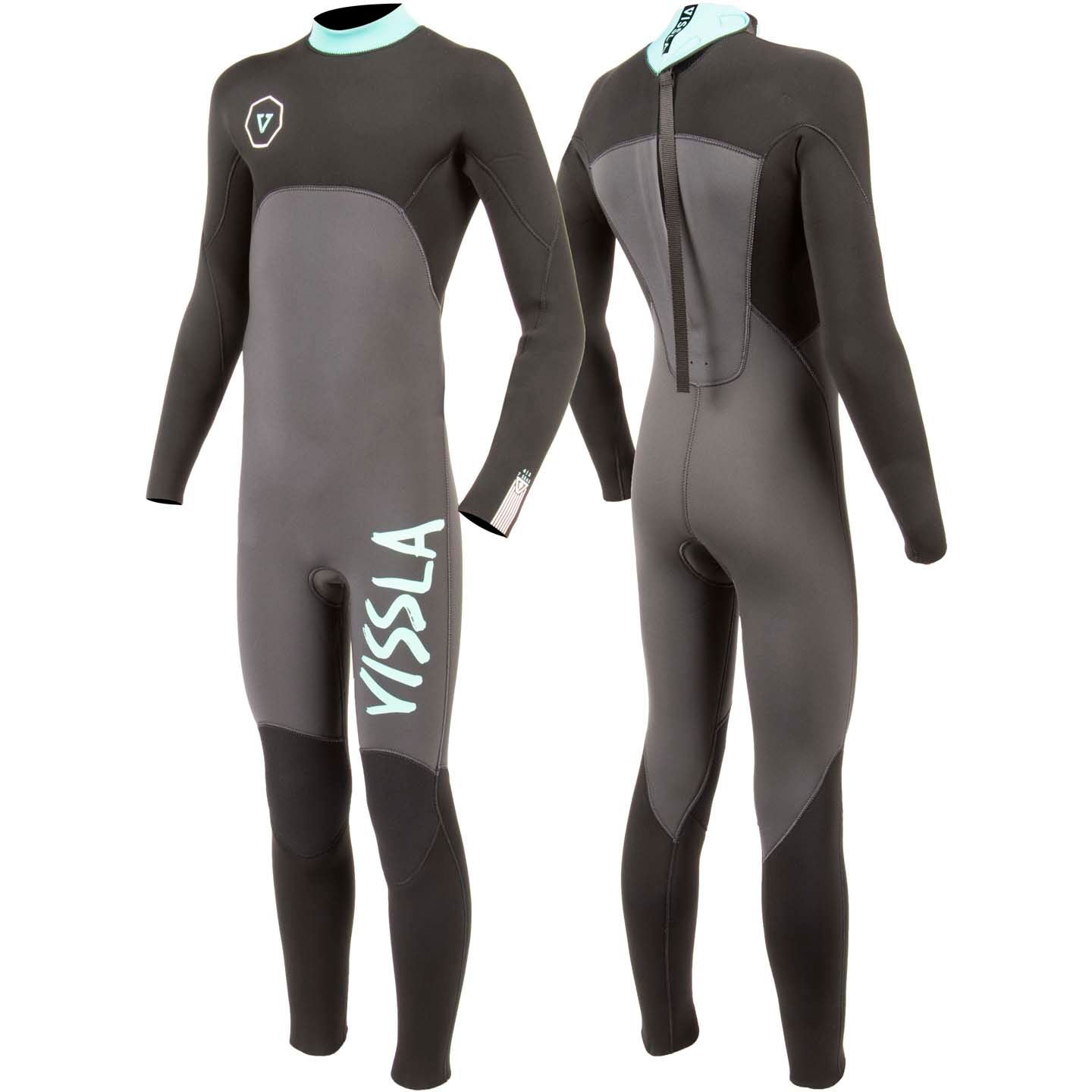 Vissla 7 Seas 4/3mm Boys Back Zip Full Suit