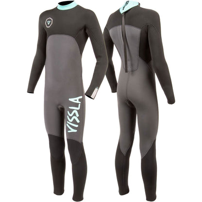 Vissla 7 Seas 4/3mm Boys Back Zip Full Suit