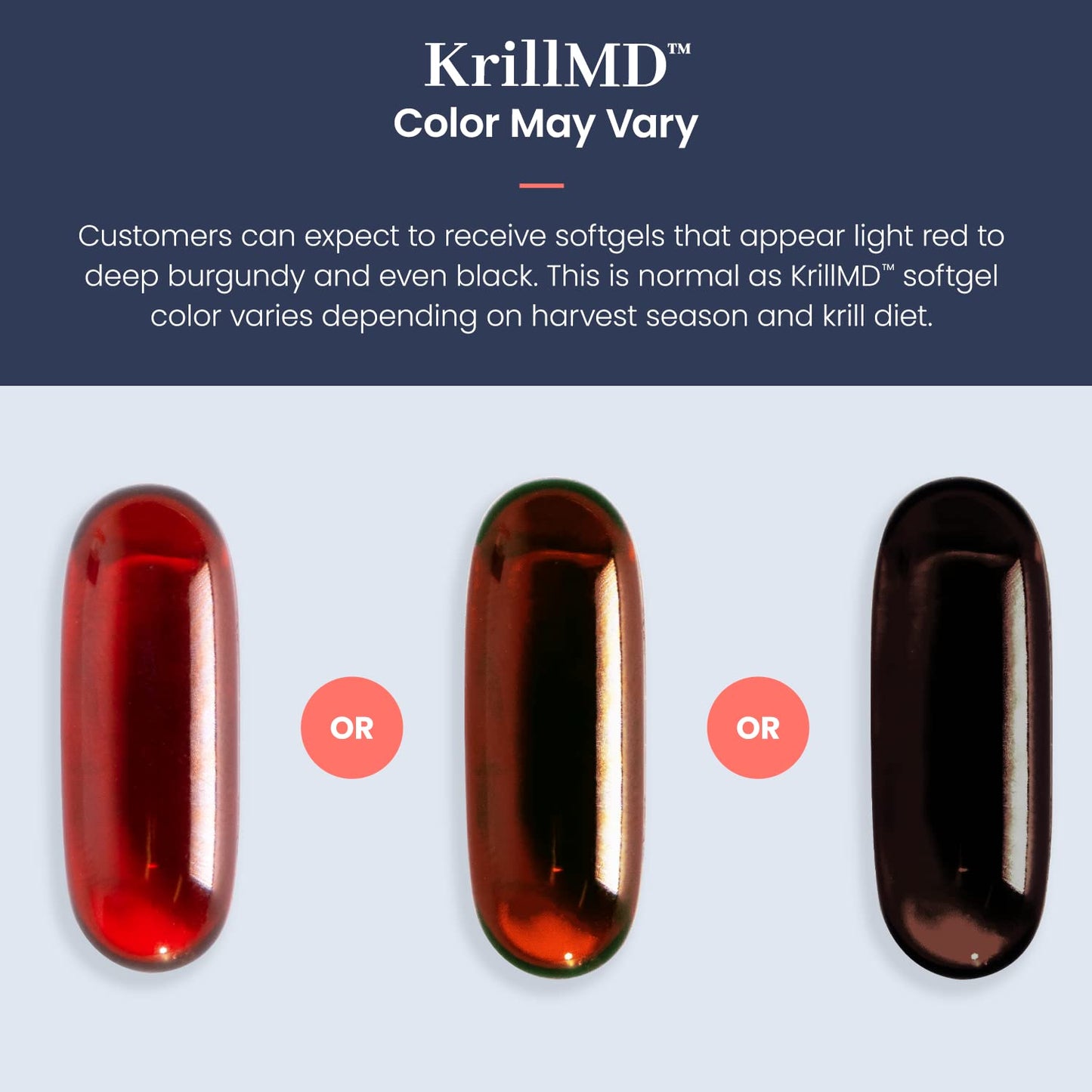 1MD KrillMD - Antarctic Krill Oil with Astaxanthin, EPA & DHA | 2x More Effective Than Fish Oil | 60 Softgels (2-Pack)