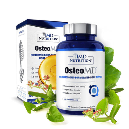 1MD Nutrition OsteoMD – Comprehensive Bone Health Support with Vitamin D3, K2 (MenaQ7) & Hydroxyapatite