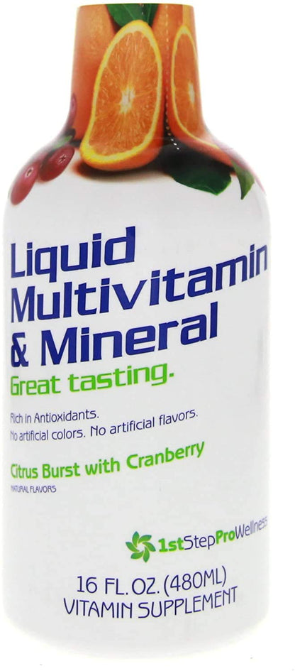 1st Step Energy Liquid Multivitamin & Mineral Citrus Burst – 16 fl oz (473 ml)