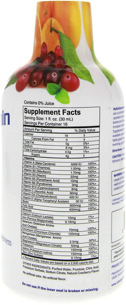 1st Step Energy Liquid Multivitamin & Mineral Citrus Burst – 16 fl oz (473 ml)