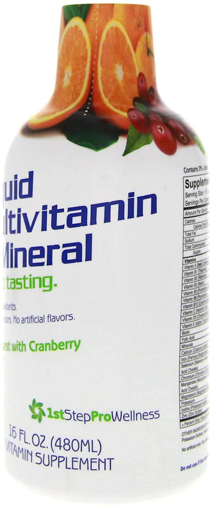 1st Step Energy Liquid Multivitamin & Mineral Citrus Burst – 16 fl oz (473 ml)