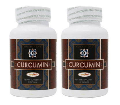 2-Pack Curcumin Longvida by Nutrivene – 500 mg, 60 Capsules