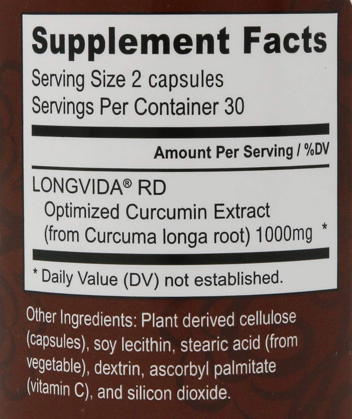 2-Pack Curcumin Longvida by Nutrivene – 500 mg, 60 Capsules