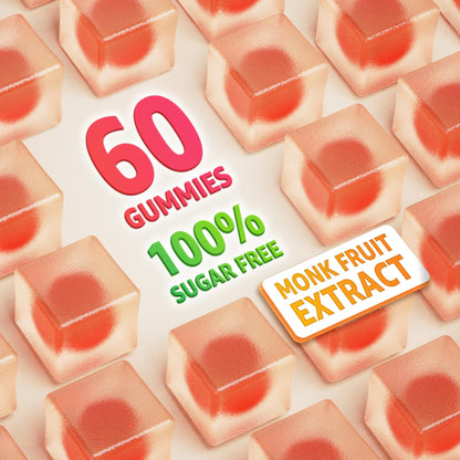 Nextdia 2 Pack Organic Vitamin C Gummies 120mg – Sugar Free, Vegan, Whole Food Vitamin C