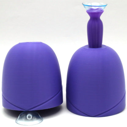 2 Pack Scleral Lens Applicator Tool – Purple Dome Dock Mini for Insertion