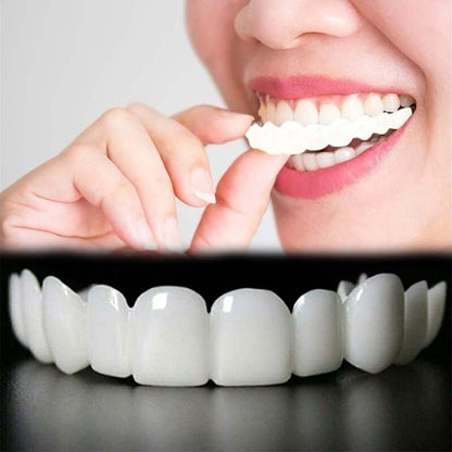 2 Pairs Temporary Adjustable Smile for Women and Men - White