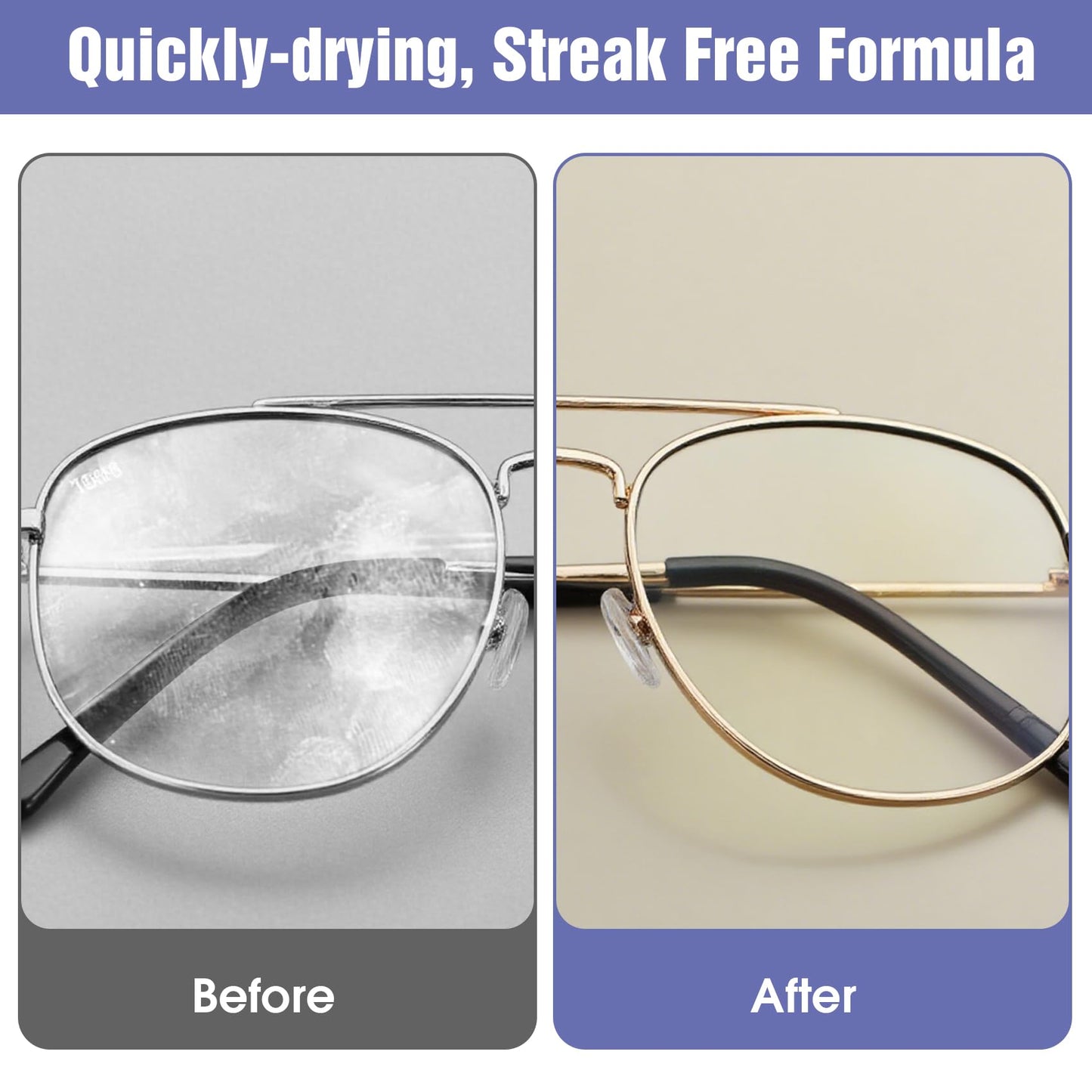 200 Pack Large Glasses Cleaner Wipes – Eyeglasses & Screens (4.72 x 5.91 in)