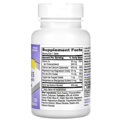 21st Century Calcium 600+D Plus Minerals Caplets – 120 Count (27498)