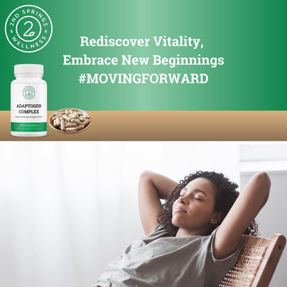 2nd Springs Adaptogen Complex – Calm, Energy & Vitality (60 Ct)