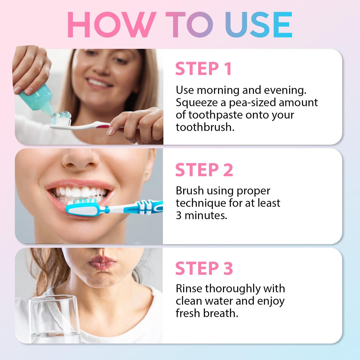 2Pack Niacinamide Whitening Toothpaste | Enamel Safe & Fresh Breath