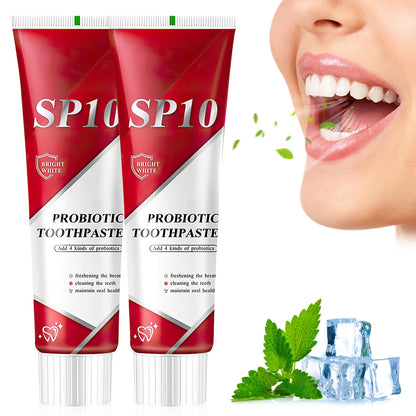 2PC SP-10 Probiotic Whitening Toothpaste – Ultra Whitening, Deep Cleaning & Fresh Breath