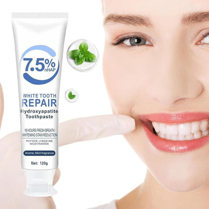 2Pcs Hydroxyapatite Toothpaste – Enamel Protection & Strengthening, Gentle Mint, 4.23oz