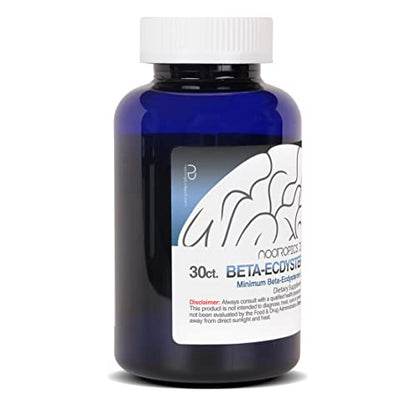 Nootropics Depot Beta Ecdysterone 50% Tablets (500mg) – Cyanotis Arachnoidea Extract, 30 Count