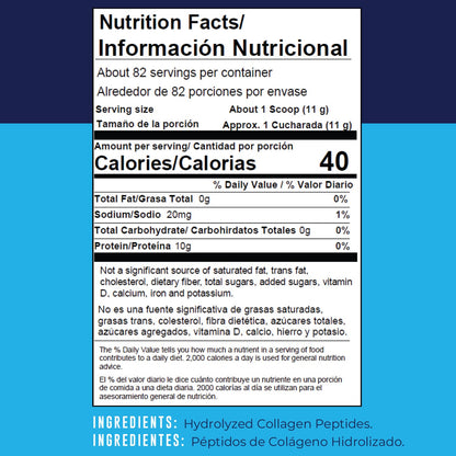 2lb Grass-Fed Hydrolyzed Collagen Powder - Type I & III Peptides - Unflavored - Supports Joints, Skin, Hair, Nails - Best Value