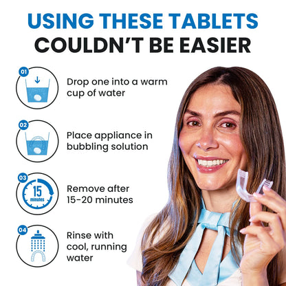 36-Unit Retainer & Denture Cleaning Tablets | Aligners, Night Guards & Mouthguards | Dental Duty