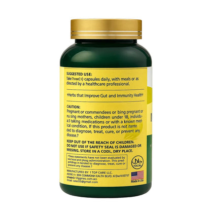 4 Top Care Probiotic Multi-Enzyme with Prebiotics & Acidophilus – Digestive Health