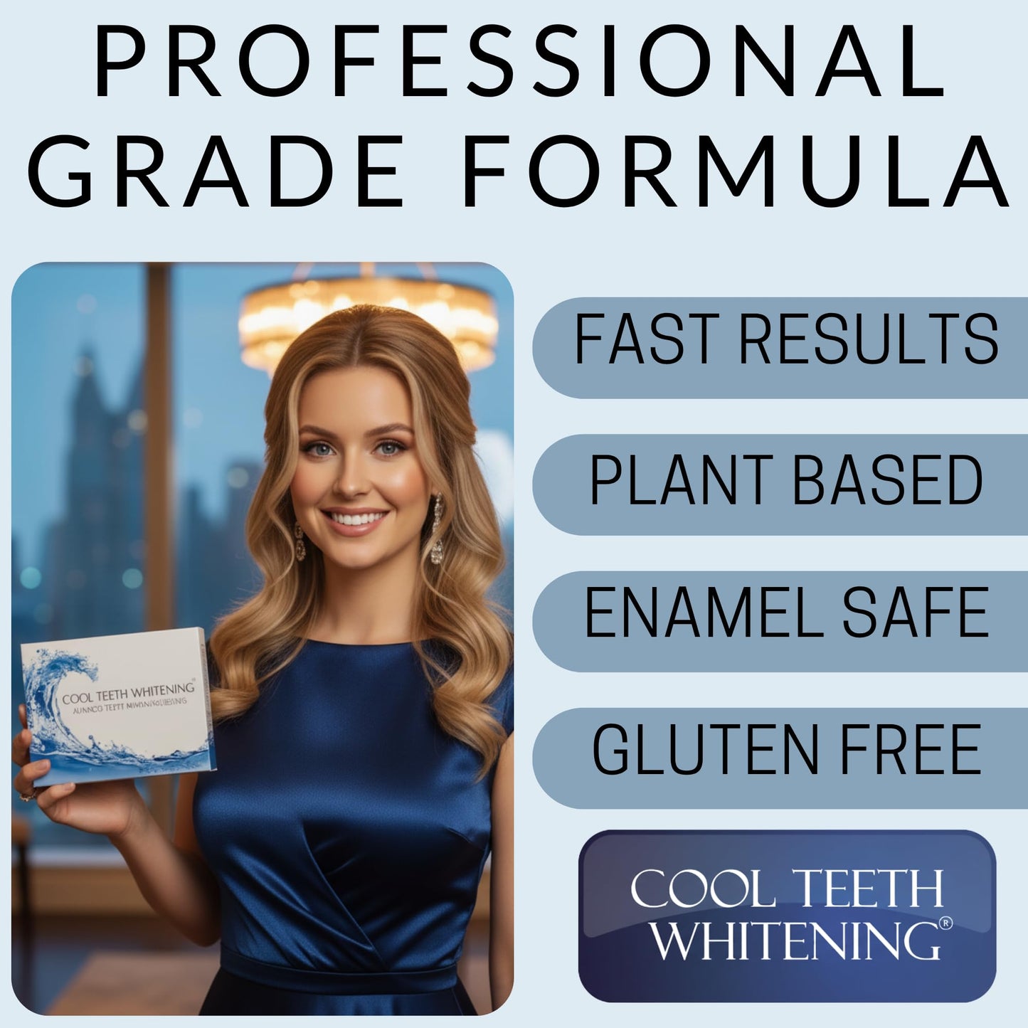 Teeth Whitening Kit – 4 Syringes (3ml) 44% Carbamide Peroxide | Vegan & Gluten-Free
