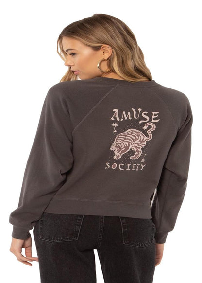 Amuse Society Wild me Knit pullover