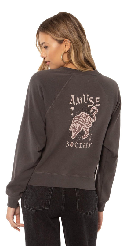 Amuse Society Wild me Knit pullover