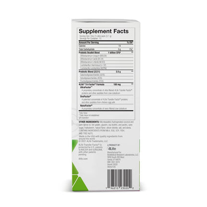 4Life Pre/o Biotics - Prebiotic & Probiotic Blend for Gut & Immune Support - 15 Packets