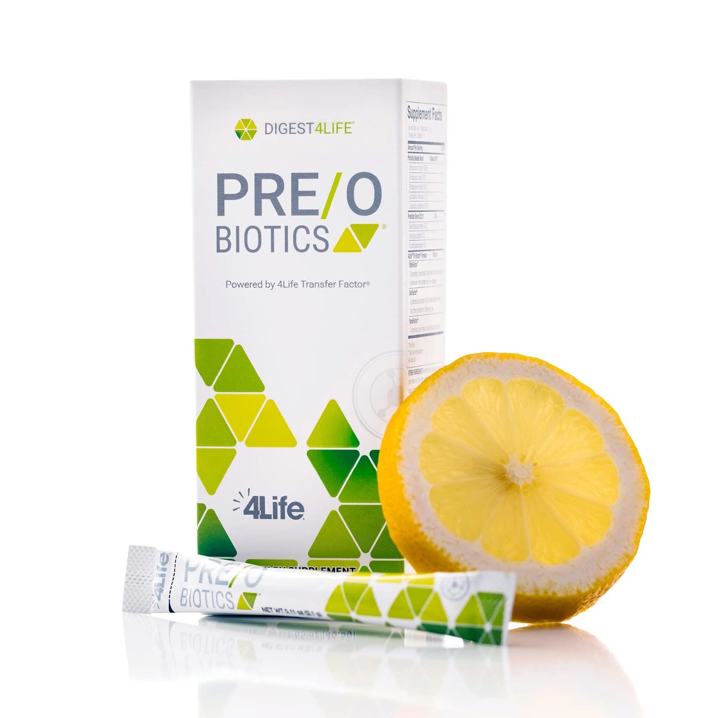 4Life Pre/o Biotics - Prebiotic & Probiotic Blend for Gut & Immune Support - 15 Packets