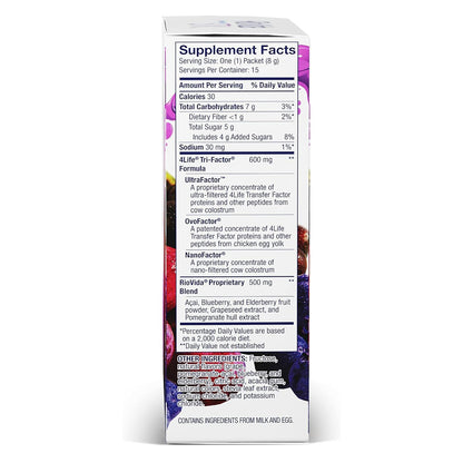 4Life Transfer Factor RioVida Stix Tri-Factor Formula – Immune Support (15 Packets)