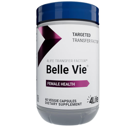 4Life Transfer Factor Belle Vie – Supports Women's Reproductive Health (Kudzu, Flax & Red Clover) – 60 Veggie Capsules