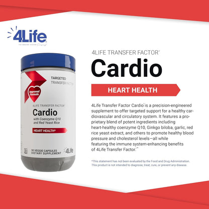 4Life Transfer Factor Cardio - Targeted System Support, 90 Capsules