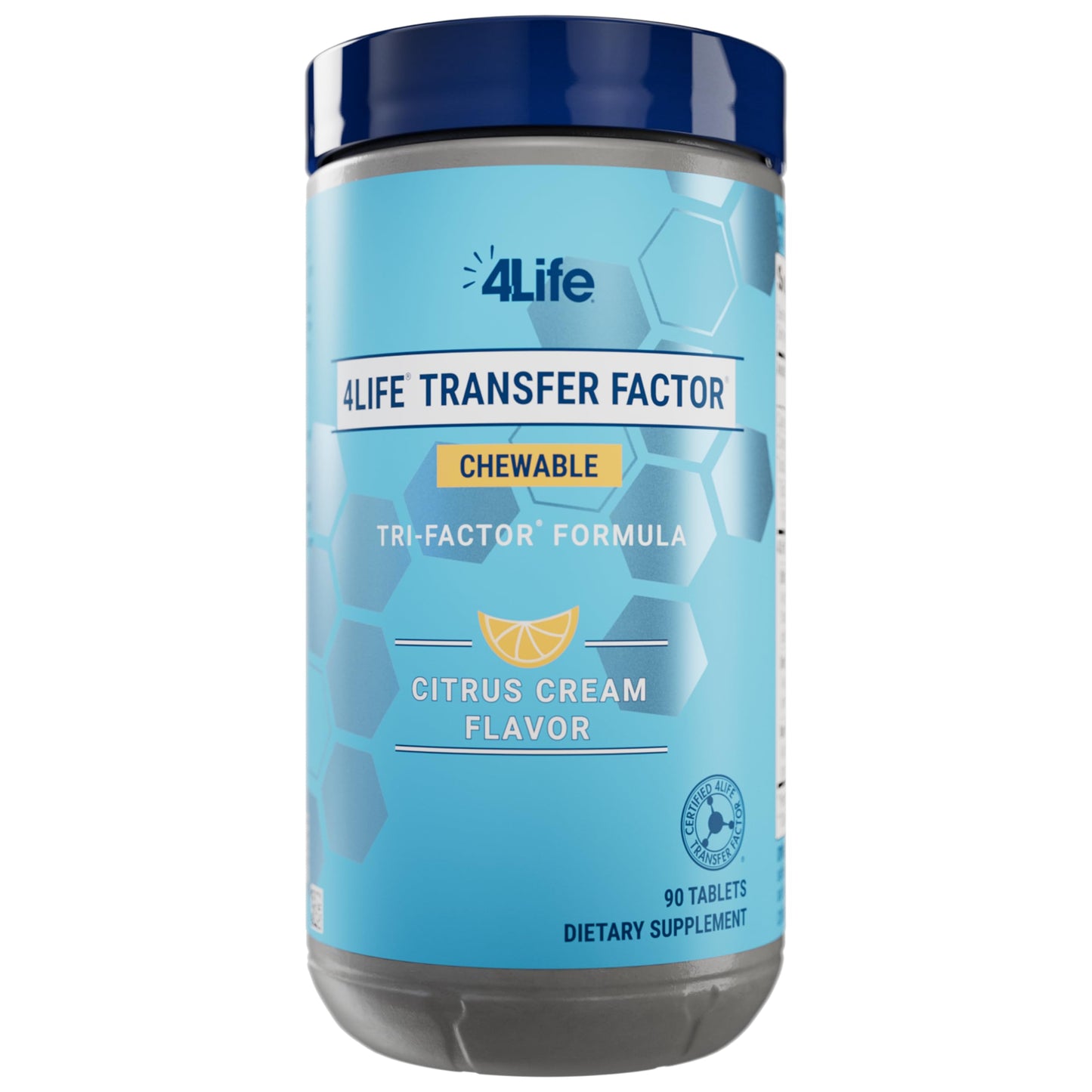 4Life Transfer Factor Chewable Tri-Factor Formula – Citrus Cream, 90 Tablets