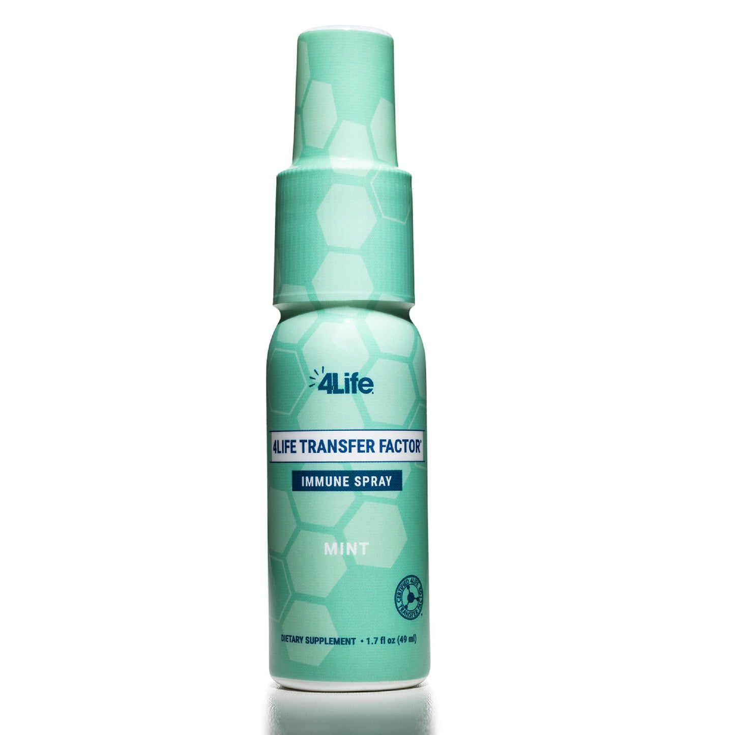 4Life Transfer Factor Immune Spray - Mint Flavor, Zinc & Marshmallow Root, 1.7 oz