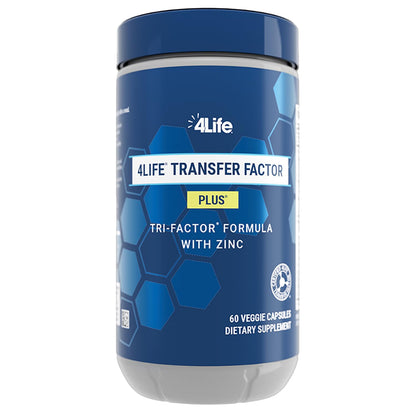 4Life Transfer Factor Plus with Zinc & Super Mushroom Blend — 60 Vegetarian Capsules
