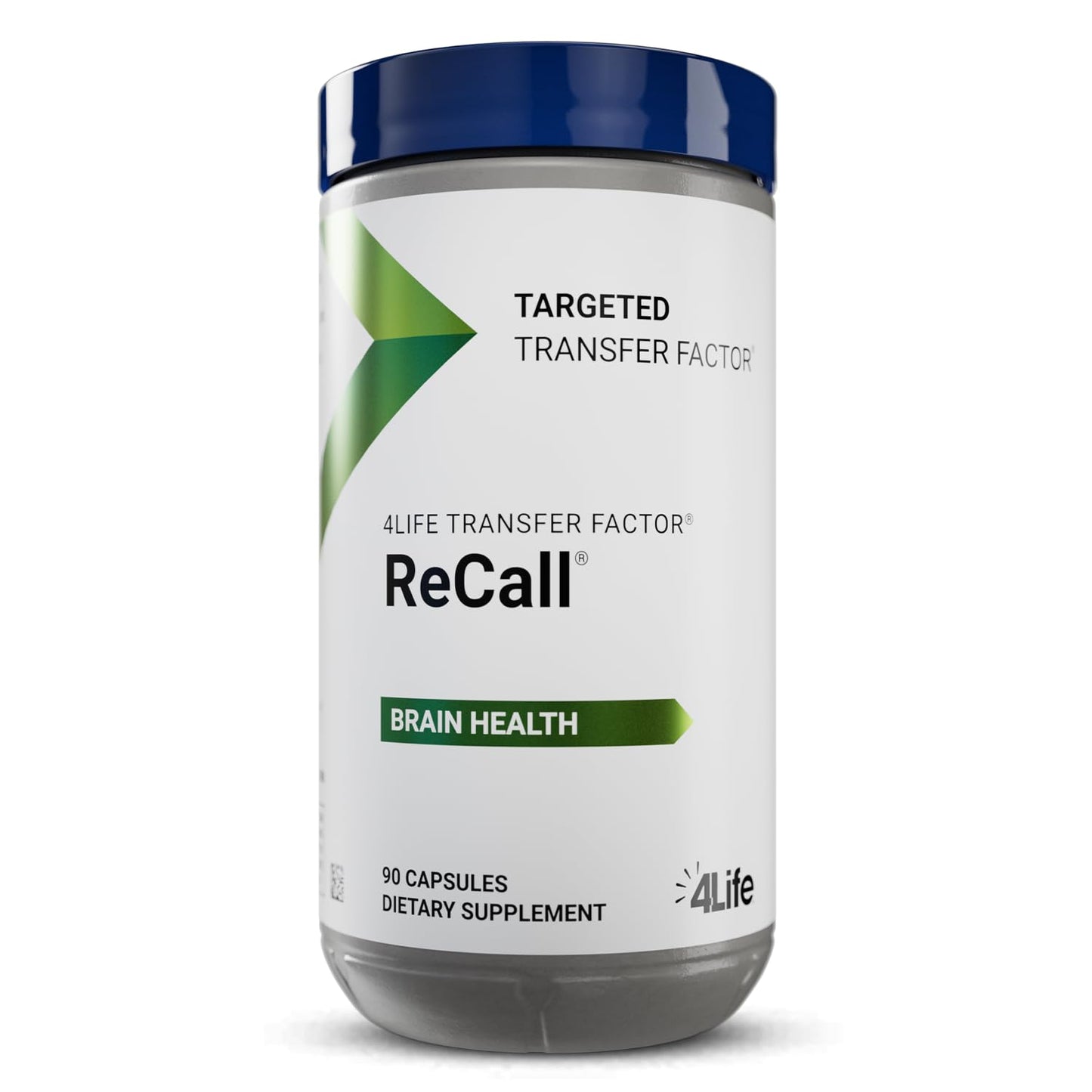 4Life Transfer Factor Recall – Supports Brain Health, Memory & Learning | 90 Veggie Capsules