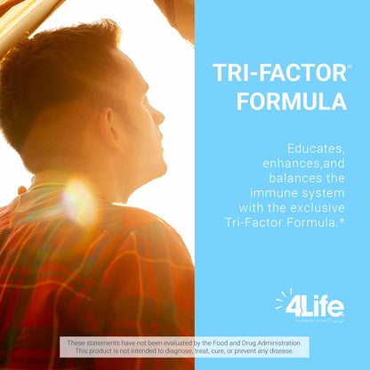 4Life Transfer Factor Tri-Factor Formula – Advanced Immune Support (60 Veggie Capsules)