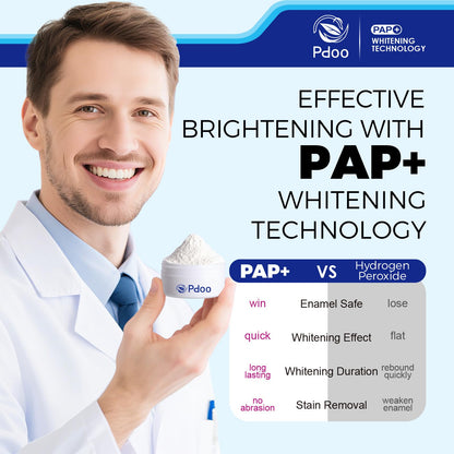 Teeth Whitening Powder 50g with PAP – Sensitivity-Free & Enamel-Safe