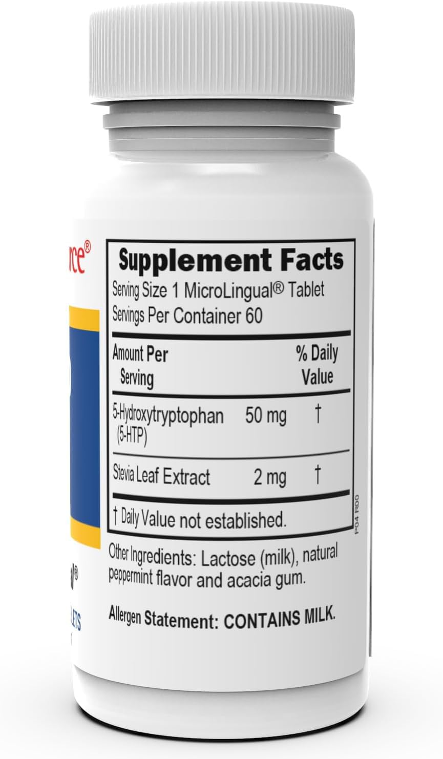 Superior Source 5-HTP 50 mg | Instant Dissolve MicroLingual Tablets – 60 Ct