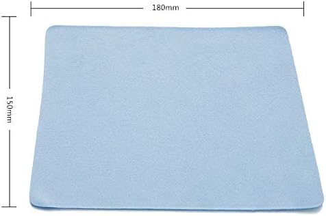 5Pcs Colourful Soft Chamois Glasses Cleaners – Fine Fiber Lens Cloths