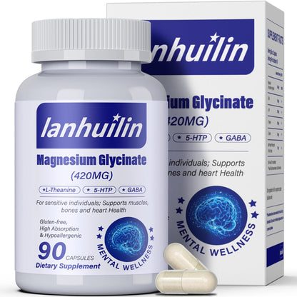 6-in-1 Magnesium Complex 420mg Glycinate | Sleep Support & High Absorption