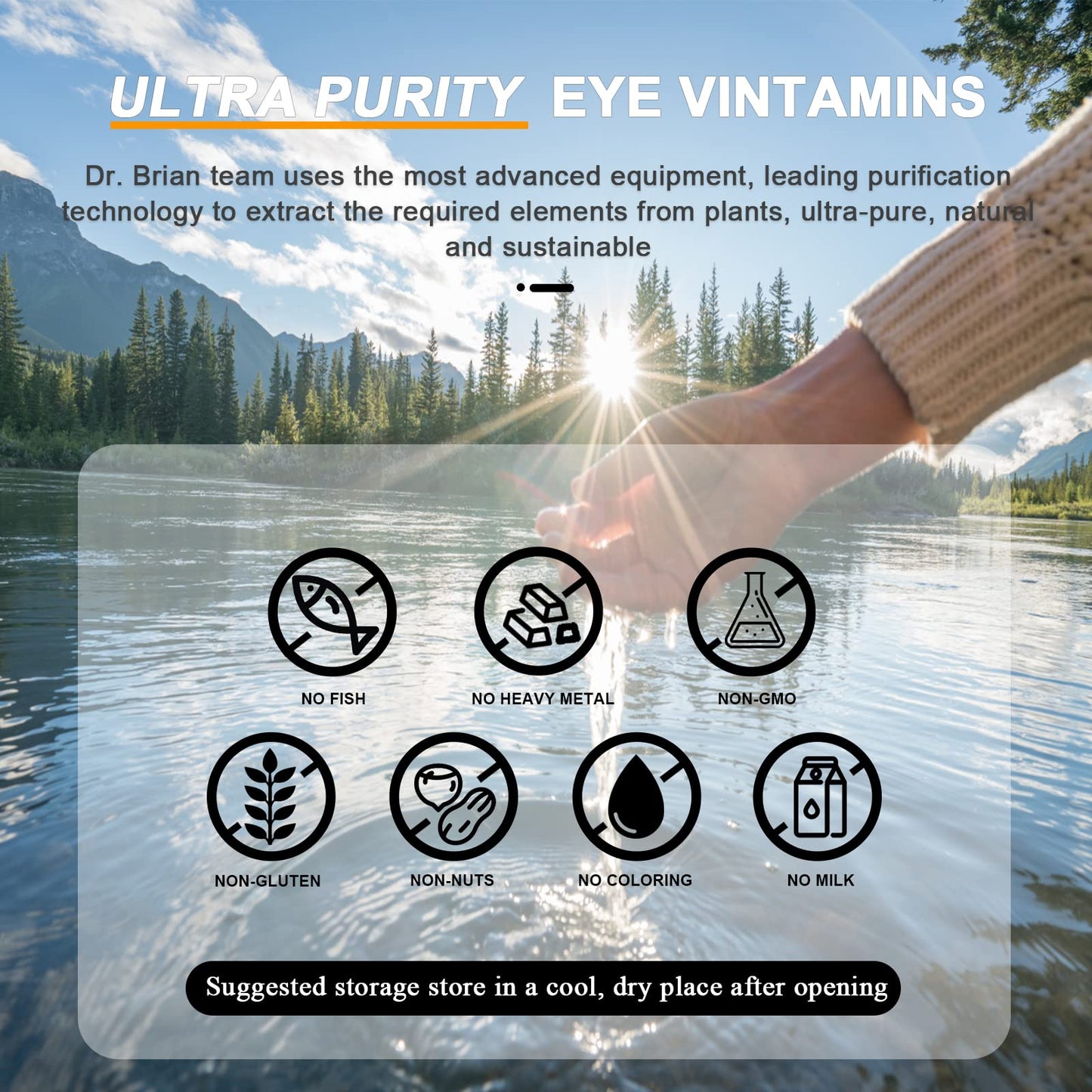 Dr. Brian Lutein & Zeaxanthin Eye Vitamins – Macular Health (60 capsules)