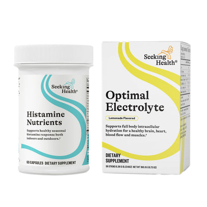 Seeking Health Histamine Nutrients | Seasonal Histamine Support with B1, B3 & Zinc - 60 Capsules