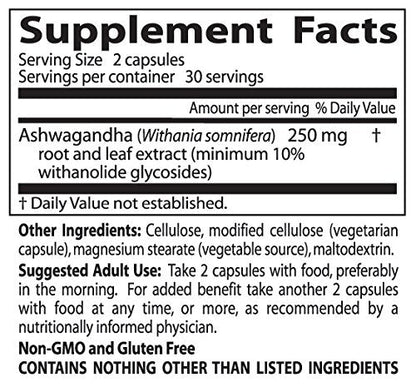 Doctor's Best Ashwagandha with Sensoril – 125mg, 60 Count