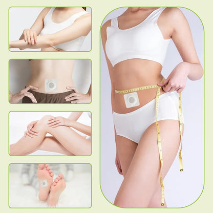 60pcs Natural Herbal Belly Button Patch with Magnet – Mugwort Navel Patch for Home Use