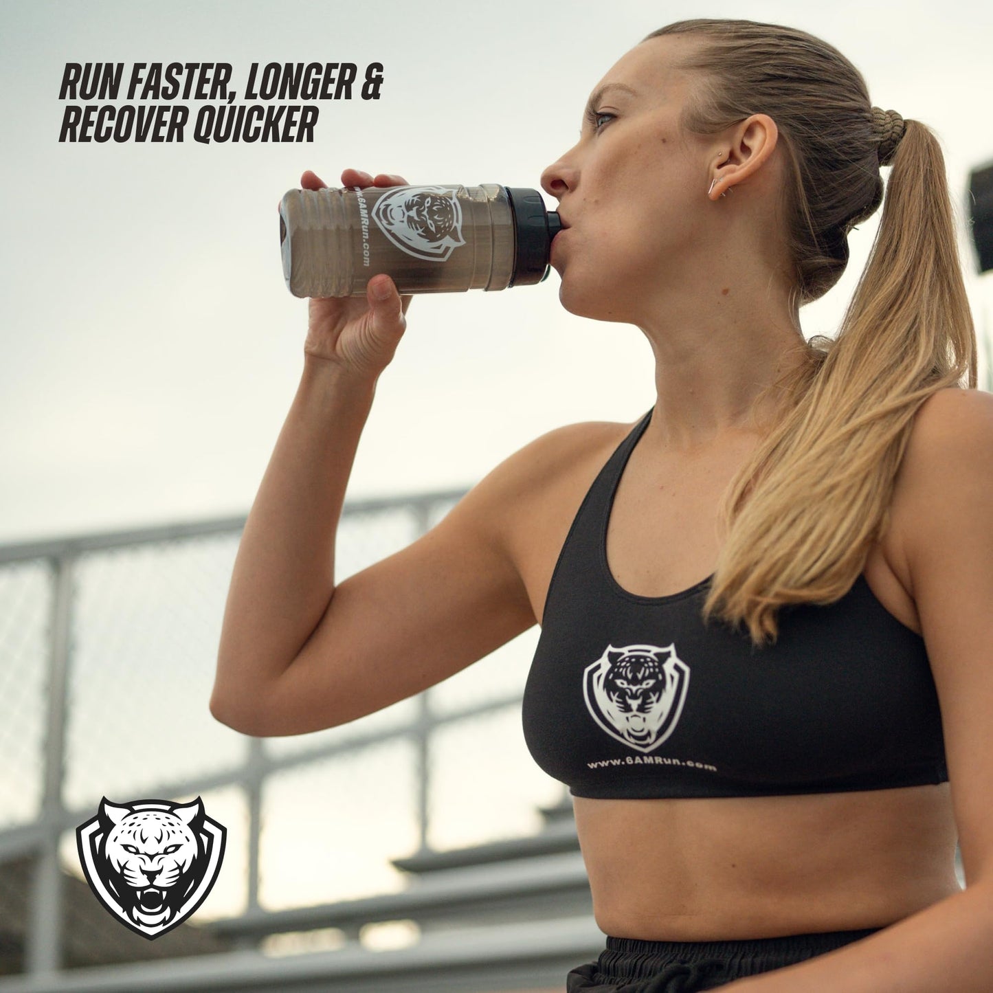 6AM Run Marathon - Amino Energy with BCAAs for Clean Pre-Run Fuel | Peach Mango, 40 Servings