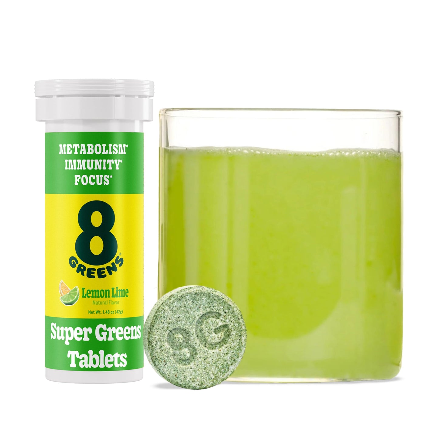 8Greens Supergreens Tablets – Organic Super Greens for Metabolism & Immunity