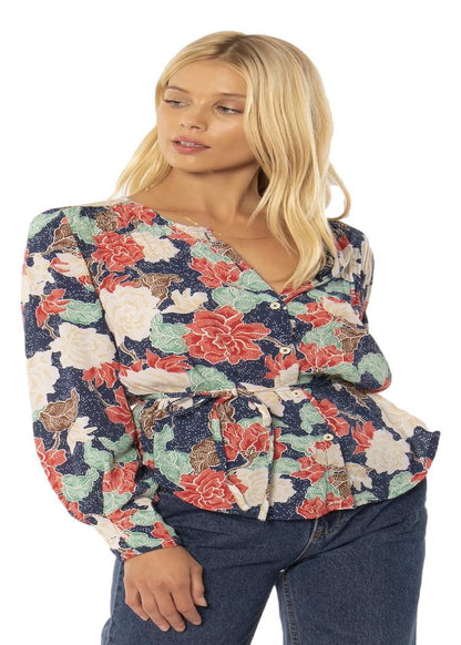 Amuse society Sheana L/S woven blouse
