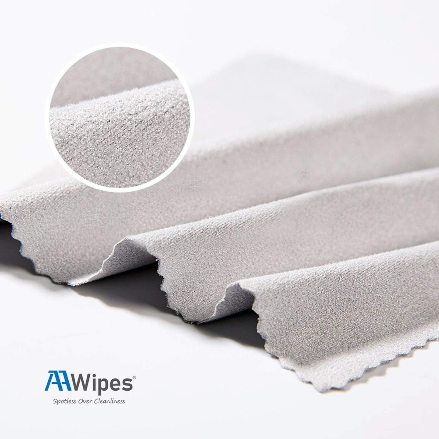AAwipes Eyeglasses Cleaning Microfiber Cloths Bulk - 5.5x5.5, 5 Colors, 100 pcs, No Logo, Sublimation Blank (V1595)