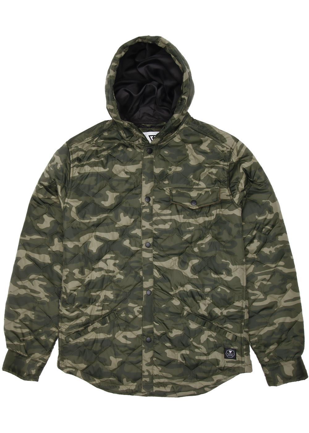Vissla Cronkite camo hooded jacket