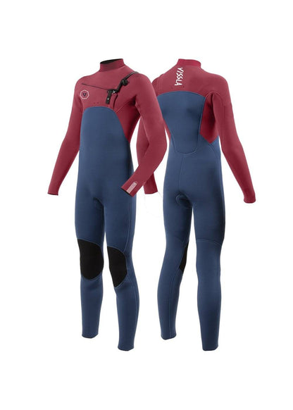 Vissla 7 Seas boys 3-2 full chest zip wetsuit